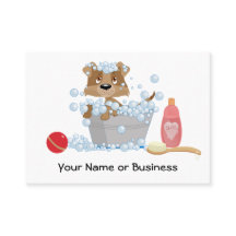 可愛いドッグバスペットグルーミング子犬