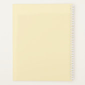 可愛いドッグブルークッションヴィンテージ再現 プランナー手帳 (裏面)