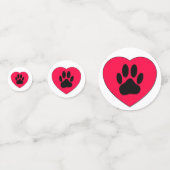 可愛いドッグポープリントスケッチ コンフェッティ (正面)