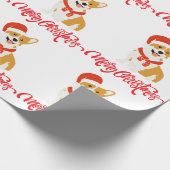 可愛いドッグマットラッピング紙 ラッピングペーパー (角)