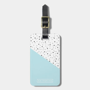 可愛いドットパターン ラゲッジタグ