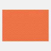 可愛いドット緑ピンク赤いシンプルクリスマスホリデー ラッピングペーパーシート (正面3)