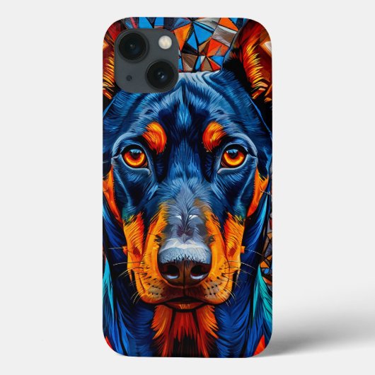 可愛いドバーマン犬 Case-Mate iPhoneケース (裏面)