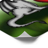 可愛いドラゴポスターが多い ポスター (角)