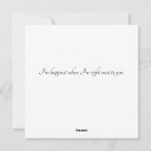 可愛いドラゴンとユニコーンインラブホリデーカード シーズンカード (裏面)