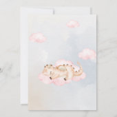 可愛いドラゴンキャッスル誕生日 招待状 (裏面)