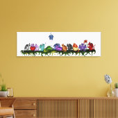 可愛いドラゴンキャンバスがたくさん キャンバスプリント (インサイチュ (リビング))