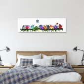 可愛いドラゴンキャンバスがたくさん キャンバスプリント (インサイチュ (寝室))