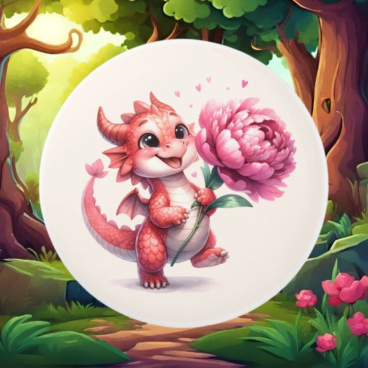 可愛いドラゴンファンタジー好き セラミックノブ