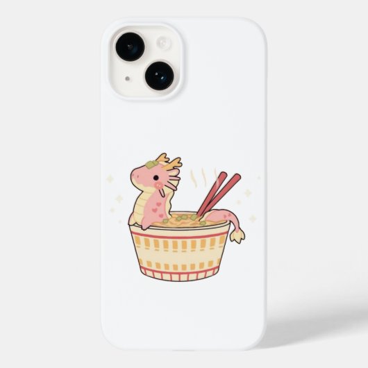 可愛いドラゴンラーメンケースメイトiPhoneケース Case-Mate iPhoneケース (裏面)
