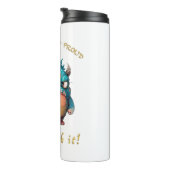 可愛いドラゴン頑固な取引おもしろい タンブラー (回転右)