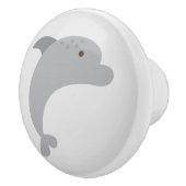 可愛いドルフィンセラミックプル セラミックノブ (右)