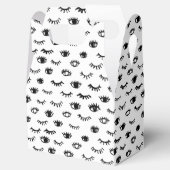 可愛いドードルまつ毛パターン フェイバーボックス (オープン)