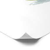 可愛いドードルエレファント可愛よくはしゃぐ&動物 ポスター (角)