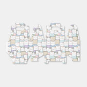 可愛いドードルキッテン顔柄 フェイバーボックス (折り畳みなし)