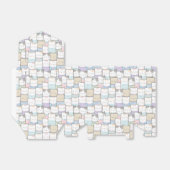 可愛いドードルキッテン顔柄 フェイバーボックス (折り畳みなし)