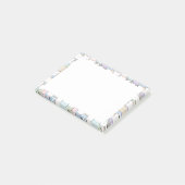 可愛いドードルキッテン顔柄 ポストイット (アングル)