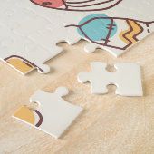 可愛いドードルソックス:スカンジナビアシンプル。 ジグソーパズル (側面)