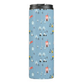 可愛いドードルタウンシーンパターン タンブラー (裏面)