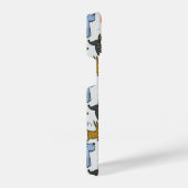 可愛いドードルドッグパターン iPhoneケース (右側面)