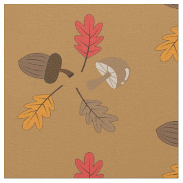 可愛いドードルパターン秋テーマ布 ファブリック