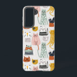 可愛いドードル手描き猫柄 SAMSUNG GALAXY S21ケース<br><div class="desc">手描き猫が登場するかわいい柄をチェック。</div>