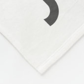 可愛いドードル稲妻ボルトパターン フリースブランケット (角)