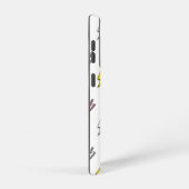 可愛いドードル稲妻ボルトパターン SAMSUNG GALAXYケース (右側面)