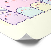 可愛いドードル ポスター (角)