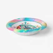 可愛いドーナツ好きのパーティー ペーパーボウル (傾斜あり)