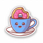 可愛いドーナツ シール (正面)