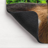 可愛いナイジェリア人矮性乳製品ヤギの子 マウスパッド (コーナー)