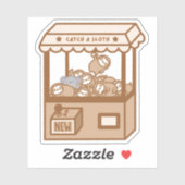 可愛いナツメママシンのビニールステッカー シール (シート)