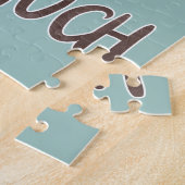 可愛いナマケモノのロマンチックなおもしろいプン私は多くの時間を遅くあなたを愛する ジグソーパズル (側面)