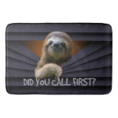 可愛いナマケモノはファースト・メタル・カーテンと呼んだおもしろい バスマット (正面)