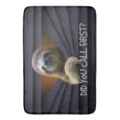 可愛いナマケモノはファースト・メタル・カーテンと呼んだおもしろい バスマット (正面縦)