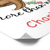 可愛いナマケモノ私は昼寝より愛 ポスター (角)