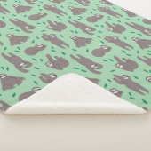 可愛いナマケモノ シェルパブランケット (3/4)