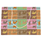 可愛いナマケモノ ラージペーパーバッグ (正面)