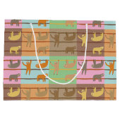 可愛いナマケモノ ラージペーパーバッグ (裏面)