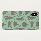 可愛いナマケモノ Case-Mate iPhoneケース (裏面(横))