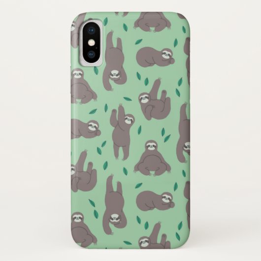 可愛いナマケモノ Case-Mate iPhoneケース (裏面)