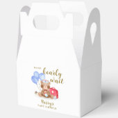 可愛いナースドクターテディベアバルーンベビーシャワー フェイバーボックス (見開き)