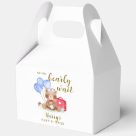 可愛いナースドクターテディベアバルーンベビーシャワー フェイバーボックス