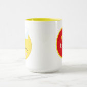 可愛いナース作品関連の追加モノグラム マグカップ (中央)