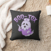可愛いナース幽霊とボトックス注おもしろい入不気味 クッション (ブランケット)