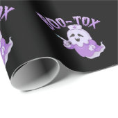 可愛いナース幽霊とボトックス注おもしろい入不気味 ラッピングペーパー (ロールコーナー)