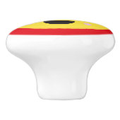 可愛いナース絵文字デカールのセラミックノブ セラミックノブ (側面)