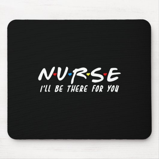 可愛いナースRNとLPN Nの為に行くよ マウスパッド (正面)