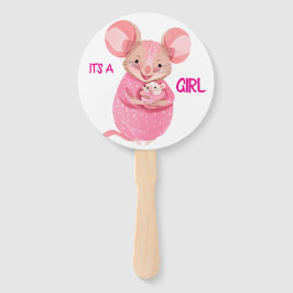 可愛いネズミで性別がハンドファンを明かす ハンドファン